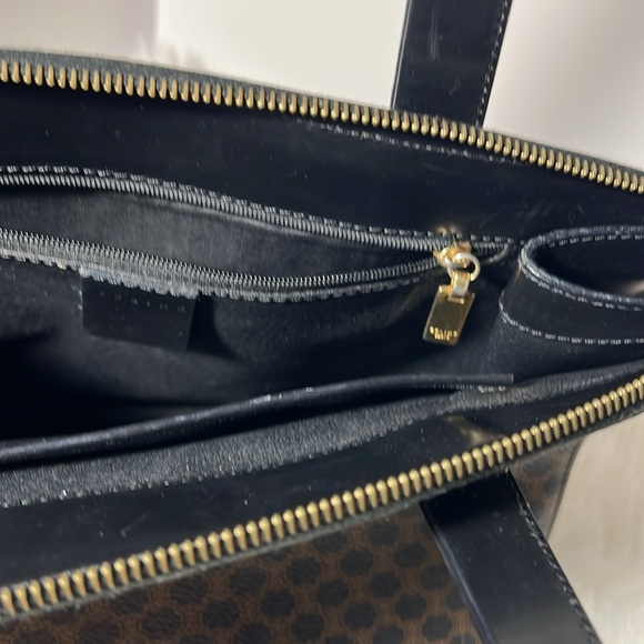 Celine Macadam Hand Bag Leather Pvc #164546C40B. P33 - Picture 8 of 13